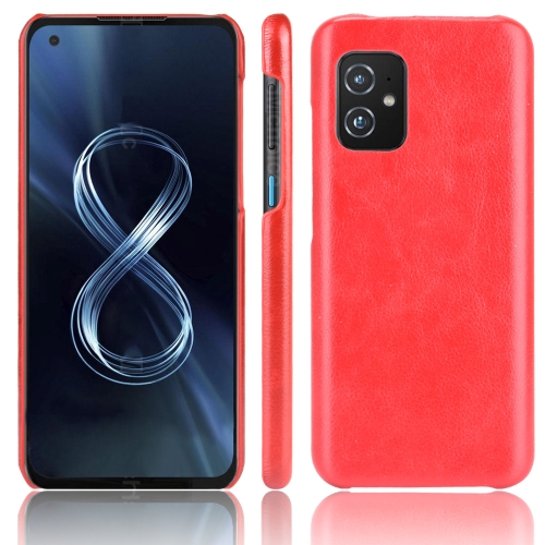

For Asus Zenfone 8 / ZS590KS Shockproof Litchi Texture PC + PU Case(Red)