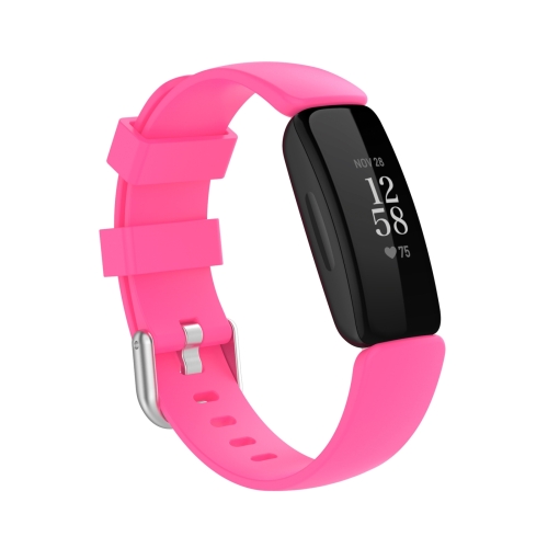 

For Fitbit Ace 3 / Inspire 2 Silicone Watch Band(Pink)