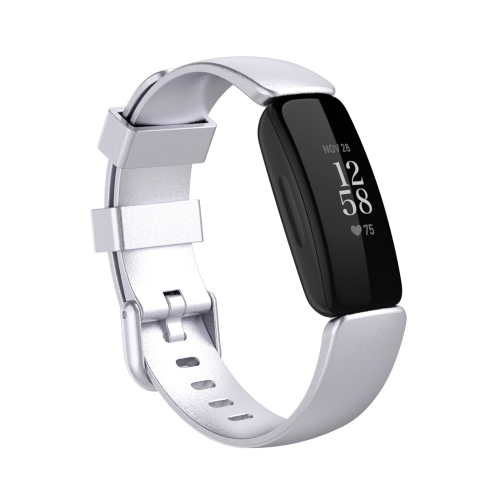 

For Fitbit Ace 3 / Inspire 2 Silicone Watch Band(Silver)