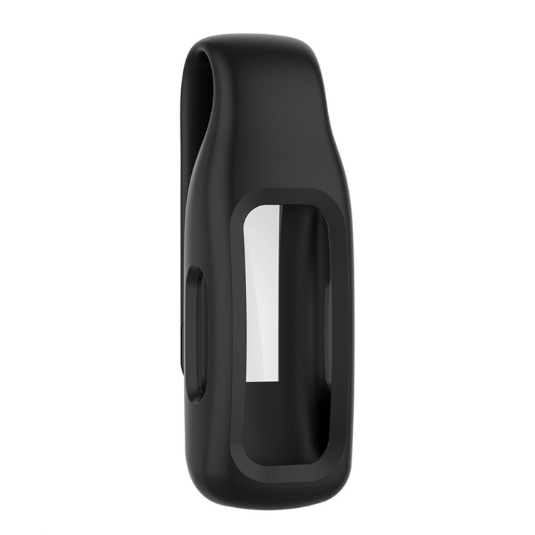 

For Fitbit Ace 3 / Inspire 2 Silicone Protective Clip Case Cover(Black)