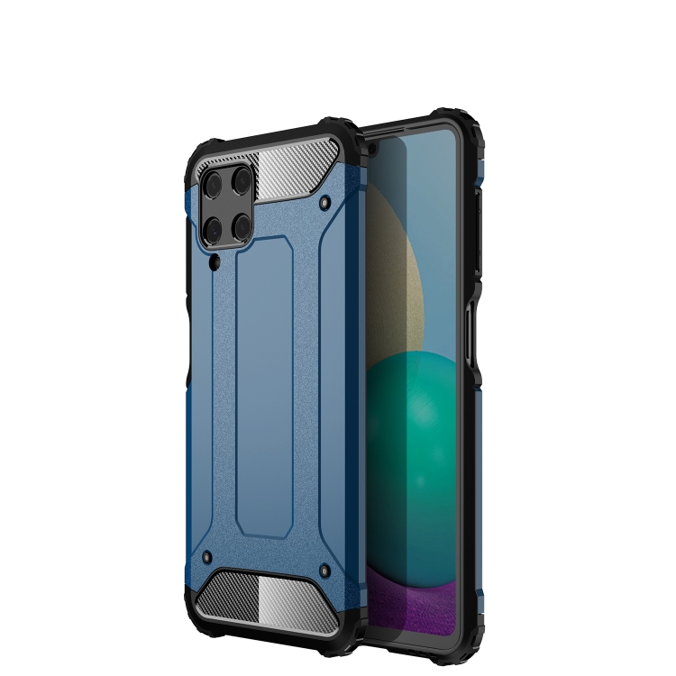 

For Samsung Galaxy A22 4G Magic Armor TPU + PC Combination Case(Blue)