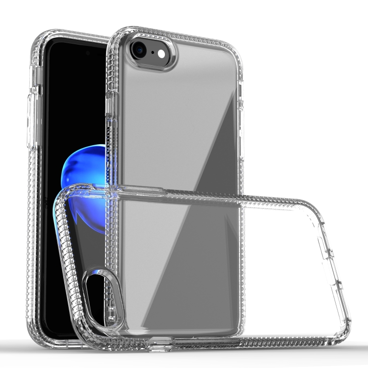 

For iPhone SE 2022 / SE 2020 / 8 / 7 Shockproof Transparent TPU Airbag Protective Case