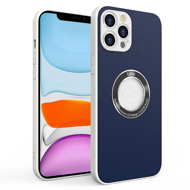 

PU+PC+TPU Mobile Phone Protective Case For iPhone 11(Dark Blue)