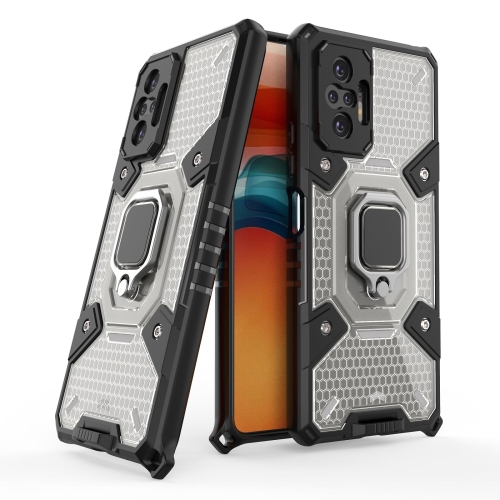 

For Xiaomi Redmi Note 10 Pro Space PC+TPU Ring Holder Protective Case(Silver)