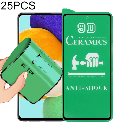 

For Samsung Galaxy A52 5G / 4G / A51 5G / 4G 25 PCS 9D Full Screen Full Glue Ceramic Film