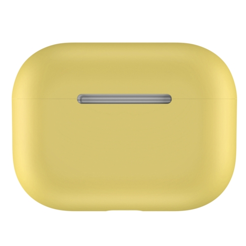 

For Apple AirPods Pro Ultra-thin Silicone Wireless Earphone Protective Case(Yellow)