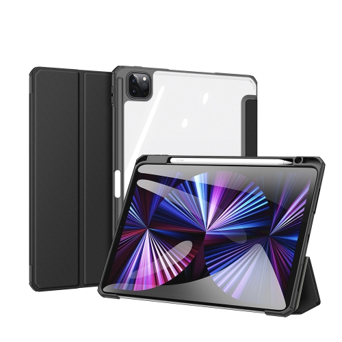

DUX DUCIS TOBY Series Shockproof PU Leather + PC + TPU Horizontal Flip Tablet Case with Holder & Pen Slot & Sleep / Wake-up Function For iPad Pro 11 (2021) & (2020)(Black)