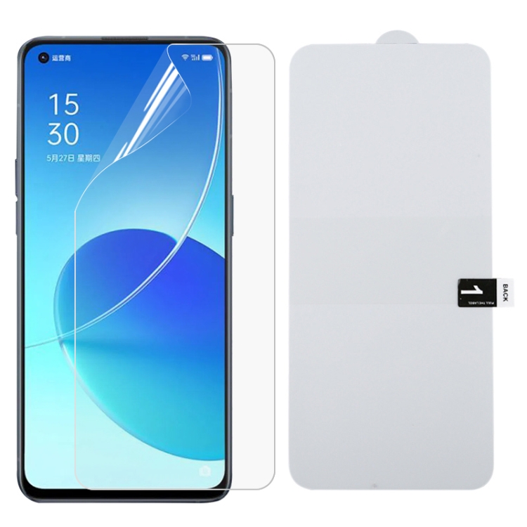 

For OPPO Reno6 5G Full Screen Protector Explosion-proof Hydrogel Film