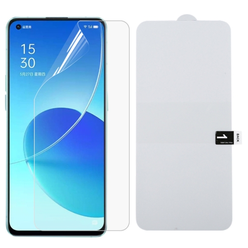

For OPPO Reno6 Pro 5G Full Screen Protector Explosion-proof Hydrogel Film