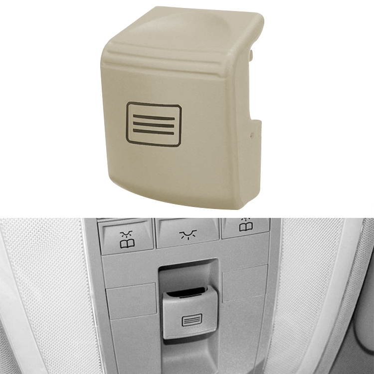 

Car Sunroof Switch Button Dome Light Button for Mercedes-Benz W204 / X204 2008-2015(Nut Beige)