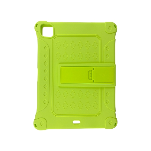 

All-inclusive Silicone Shockproof Case with Holder For iPad Pro 12.9 2021 / 2020(Green)