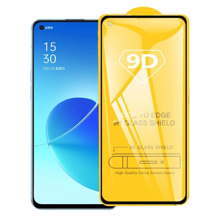 

For OPPO Reno6 5G / Reno7 5G / Reno7 SE 5G 9D Full Glue Full Screen Tempered Glass Film