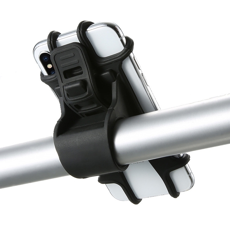 

Silica Gel Bicycle Universal Phone Holder(Black)