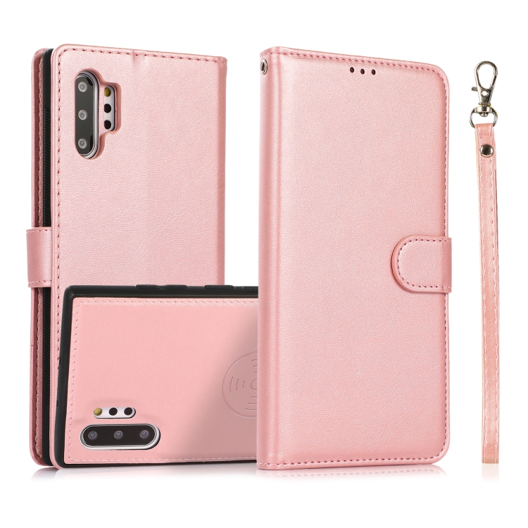 For Samsung Galaxy Note10+ Calf Texture in Detachable Magnetic