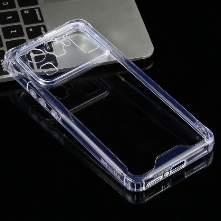 

For Xiaomi Mi 11 Ultra Four-corner Shockproof Transparent TPU + PC Protective Case