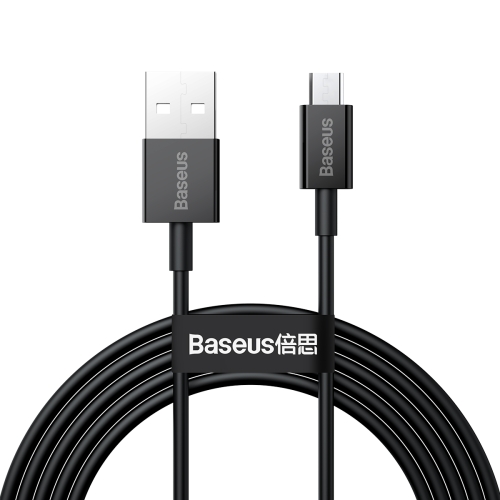 

Baseus CAMYS-A01 2A USB to Micro USB Superior Series Fast Charging Data Cable, Cable Length:2m(Black)