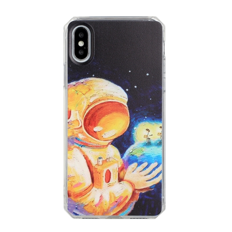 

Oil Painting Pattern TPU Shockproof Case For iPhone XR(Astronaut)