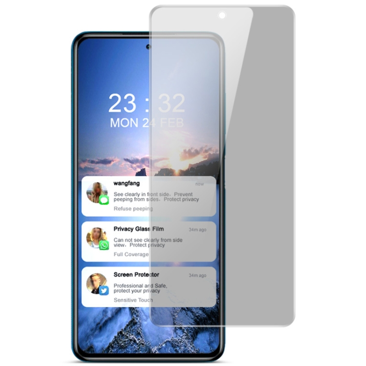 

For Xiaomi POCO X3 NFC / POCO X3 Pro / POCO X3 IMAK HD Anti-spy Tempered Glass Protective Film