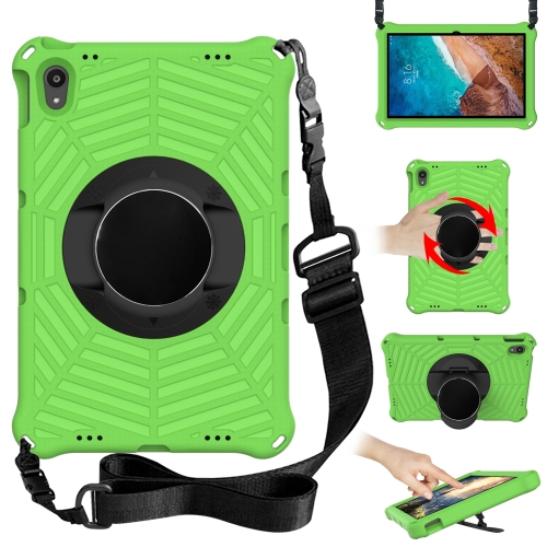 

For Lenovo Tab P11 TB-J606F / XiaoXin Pad 11 Spider King EVA Protective Case with Adjustable Shoulder Strap & Holder(Green)
