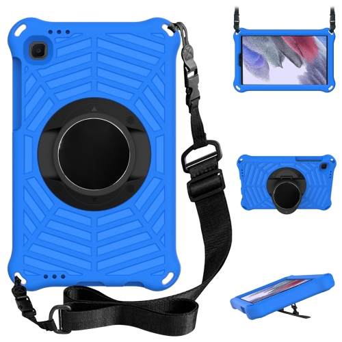 

For Samsung Galaxy Tab A7 Lite 8.7 SM-T220 / SM-T225 Spider King EVA Protective Case with Adjustable Shoulder Strap & Holder(Blue)