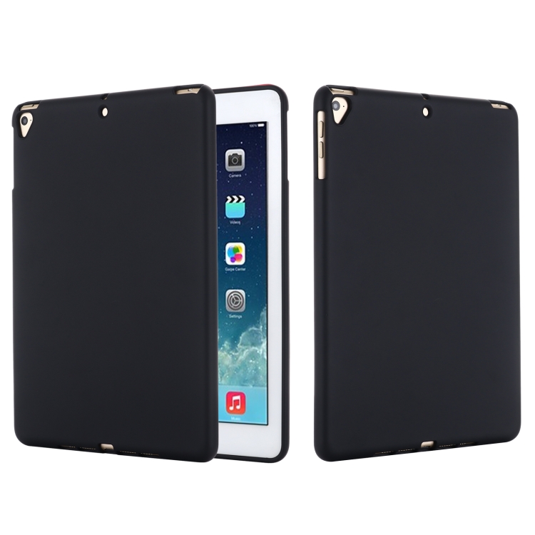 

Solid Color Liquid Silicone Dropproof Full Coverage Protective Case For iPad Air / 9.7 2017 / 9.7 2018 / Pro 9.7(Black)