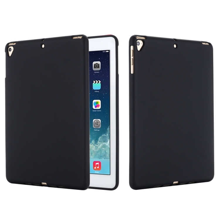 

Solid Color Liquid Silicone Dropproof Full Coverage Protective Case For iPad Air / 9.7 2017 / 9.7 2018 / Pro 9.7(Black)