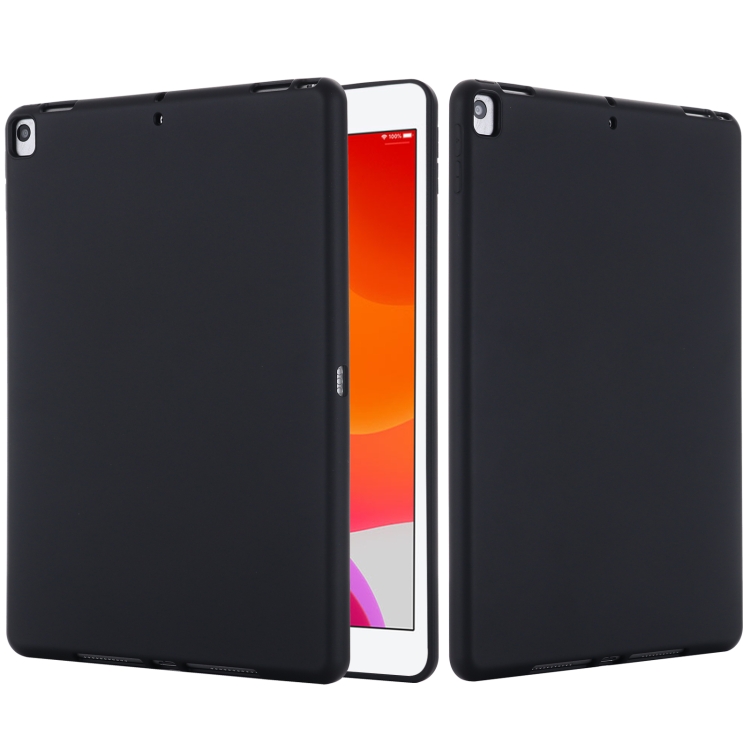 

Solid Color Liquid Silicone Dropproof Full Coverage Protective Case For iPad 10.2 2019 / 10.2 2020 / 10.2 2021 / Pro 10.5 2017 / Air 10.5 2019(Black)