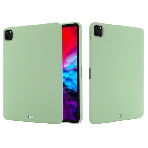 

Solid Color Liquid Silicone Dropproof Full Coverage Protective Tablet Case For iPad Pro 11 2018 / 2020(Green)