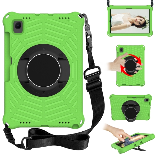 

Spider King EVA Protective Case with Adjustable Shoulder Strap & Holder & Pen Slot For Samsung Galaxy Tab A7 10.4 2020 SM-T500 / SM-T505(Green)