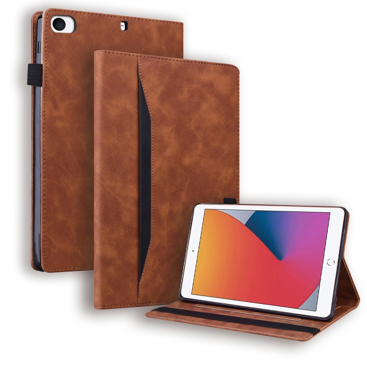 

For iPad Mini 5 / 4 / 3 / 2 / 1 Business Shockproof Horizontal Flip Leather Case with Holder & Card Slots & Photo Frame & Pen Slot & Sleep / Wake-up Function(Brown)