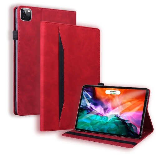 

For iPad Pro 11 inch 2021 & 2018 / Air 2020 10.9 Business Shockproof Horizontal Flip Leather Tablet Case with Holder & Card Slots & Photo Frame & Pen Slot & Sleep / Wake-up Function(Red)