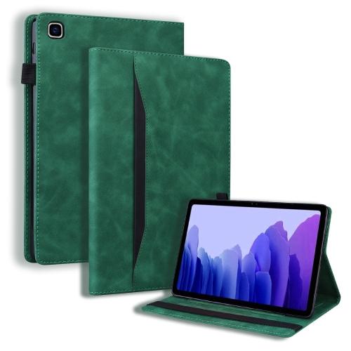 

For Samsung Galaxy Tab A7 10.4 2020 SM-T500 / SM-T505 Business Shockproof Horizontal Flip Leather Case with Holder & Card Slots & Photo Frame & Pen Slot & Sleep / Wake-up Function(Green)