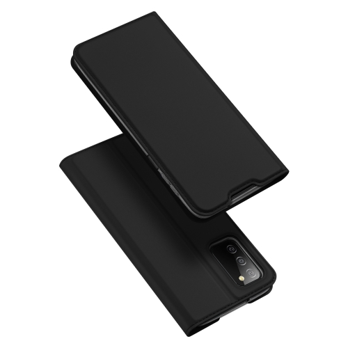 

For Samsung Galaxy A03s (166.6mm) DUX DUCIS Skin Pro Series Horizontal Flip PU + TPU Leather Case with Holder & Card Slots(Black)