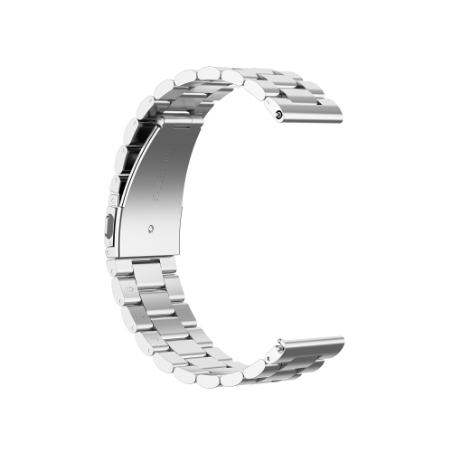 

For Huawei Watch 3 / 3 Pro 22mm Three-beads Steel Watch Band(Silver)