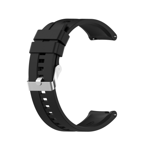 For Huawei Watch 3 / 3 Pro Silicone Watch Band(Black) 22 мм кожаный ремешок для huawei часы gt2 pro смарт часы ремешок замена ремешок для часов для huawei honor magic watch 2 46 мм