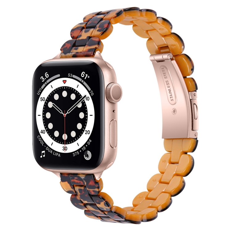 Oval Resin Watch Band For Apple Watch 