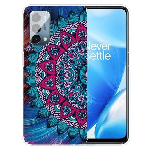 

For OnePlus Nord N200 5G Colored Drawing Pattern High Transparent TPU Protective Case(Oil Painting Flowers)