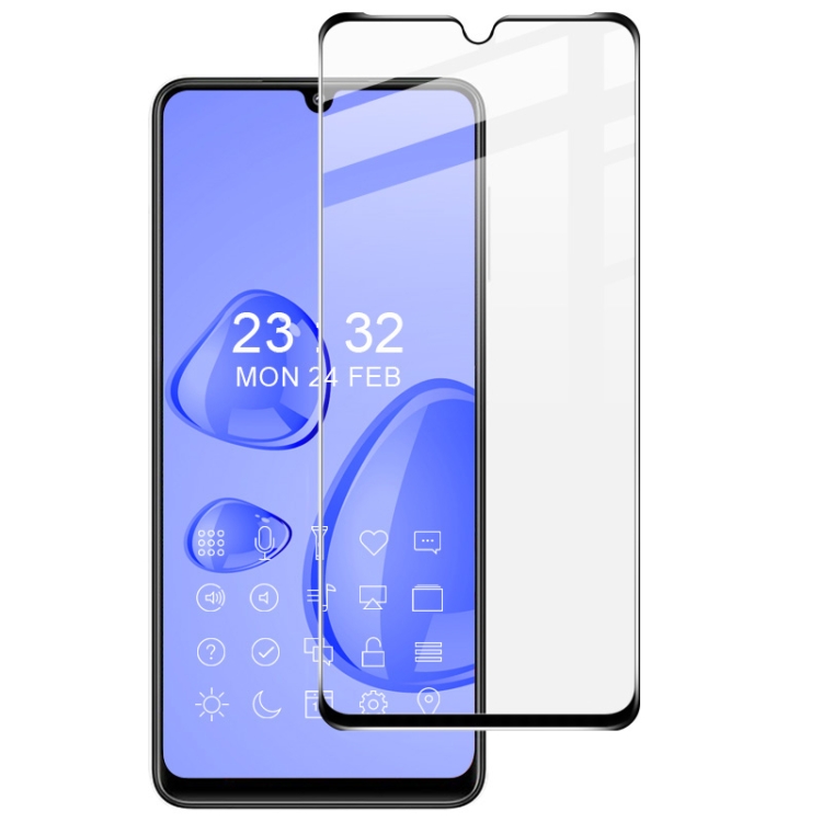 

For Samsung Galaxy A22 4G IMAK 9H Surface Hardness Full Screen Tempered Glass Film Pro+ Series