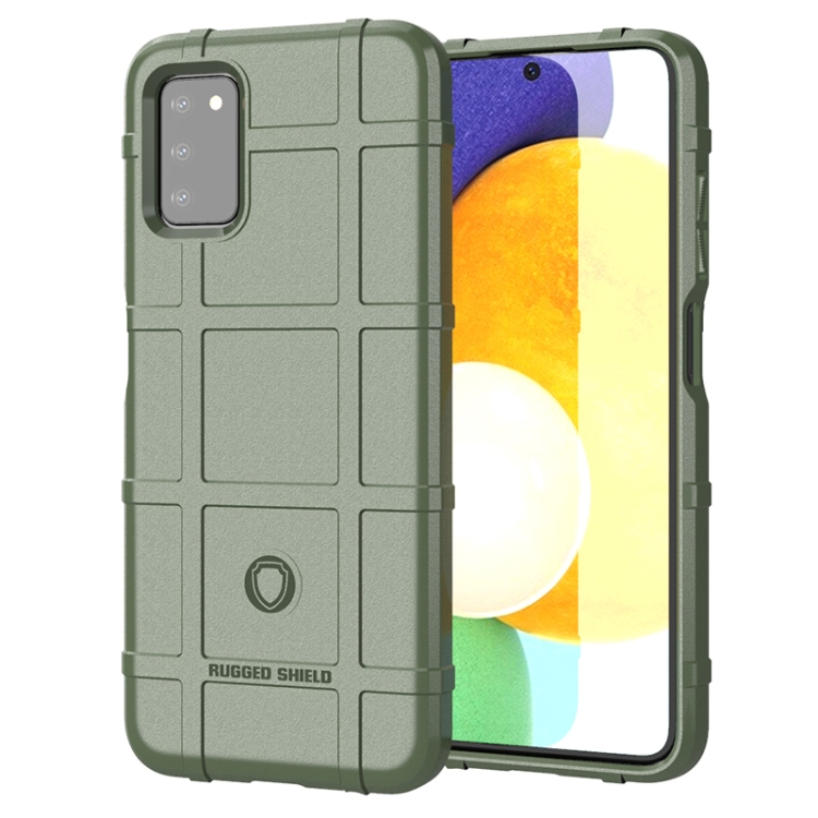 

For Samsung Galaxy A03s Full Coverage Shockproof TPU Case(Green)