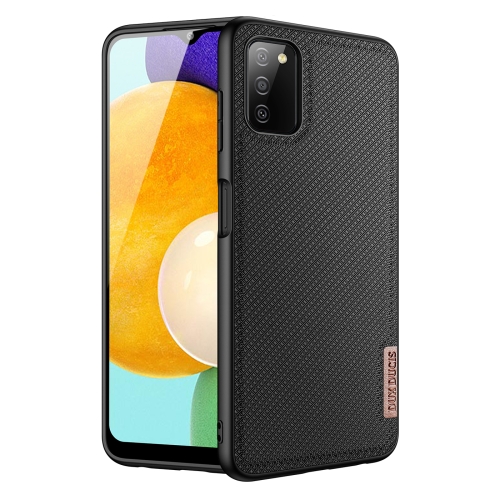 

For Samsung Galaxy A03s (166.6mm) DUX DUCIS Fino Series PU + TPU Protective Case(Black)