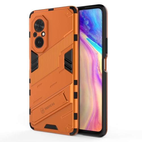 

For Honor 50 SE / Huawei nova 9 SE Punk Armor 2 in 1 PC + TPU Shockproof Case with Invisible Holder(Orange)