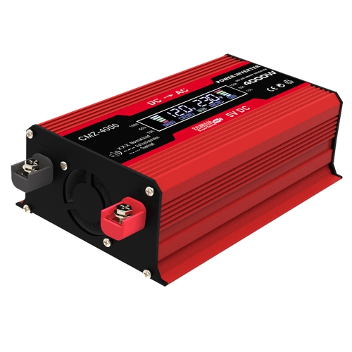 

Zhizun 12V to 110V 4000W Car Power Inverter(Red)