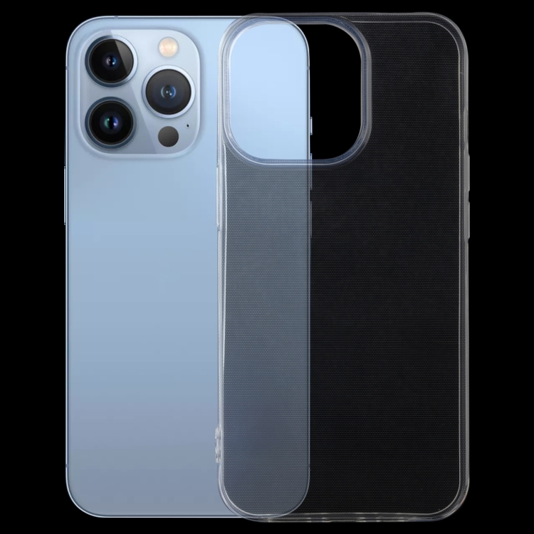 

For iPhone 13 Pro Max 0.75mm Ultra-thin Transparent TPU Soft Protective Case
