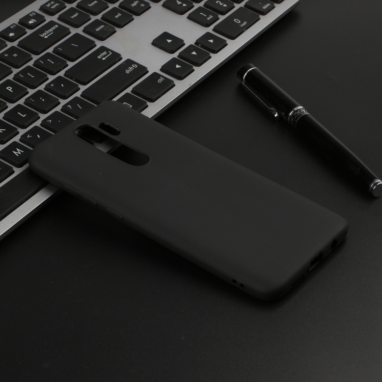 

For Xiaomi Redmi Note 8 Pro Candy Color TPU Case(Black)