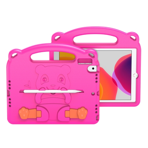 

DUX DUCIS PANDA Series Shockproof EVA Protective Case with Handle & Holder & Pen Slot For iPad 10.2 2021 / 2020 / 2019(Pink)