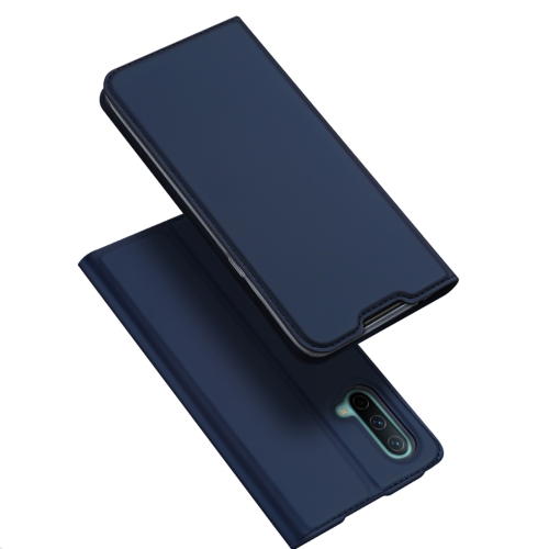 

For OnePlus Nord CE 5G DUX DUCIS Skin Pro Series Horizontal Flip PU + TPU Leather Case with Holder & Card Slots(Blue)