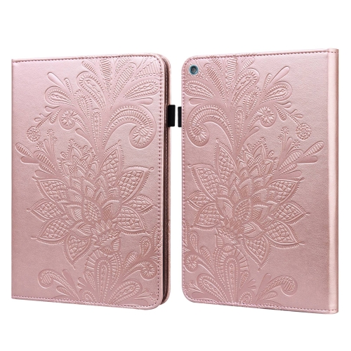 

Lace Flower Embossing Pattern Horizontal Flip Leather Case with Holder & Card Slots & Wallet & Photo Frame & Sleep / Wake-up Function For Amazon Kindle Fire HD 10 2019 / 2018 / 2017 / 2016(Rose Gold)
