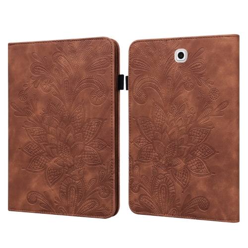 

For Samsung Galaxy Tab S2 9.7 T810/T815 Lace Flower Embossing Pattern Horizontal Flip Leather Case with Holder & Card Slots & Wallet & Photo Frame(Brown)