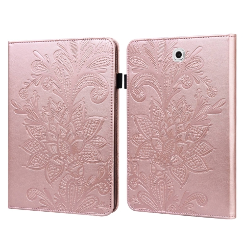 

For Samsung Galaxy Tab S2 9.7 T810/T815 Lace Flower Embossing Pattern Horizontal Flip Leather Case with Holder & Card Slots & Wallet & Photo Frame(Rose Gold)