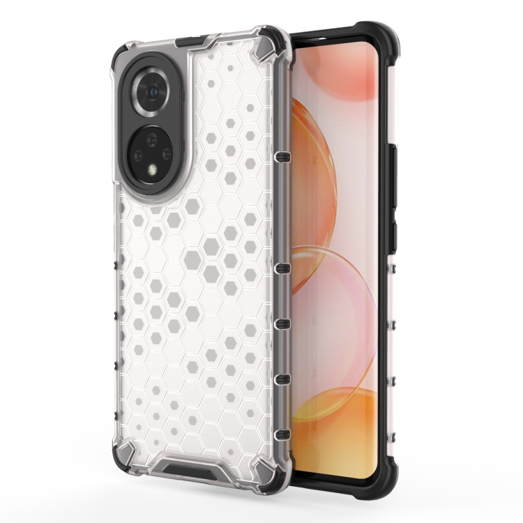 

For Honor 50 Shockproof Honeycomb PC + TPU Protective Case(White)